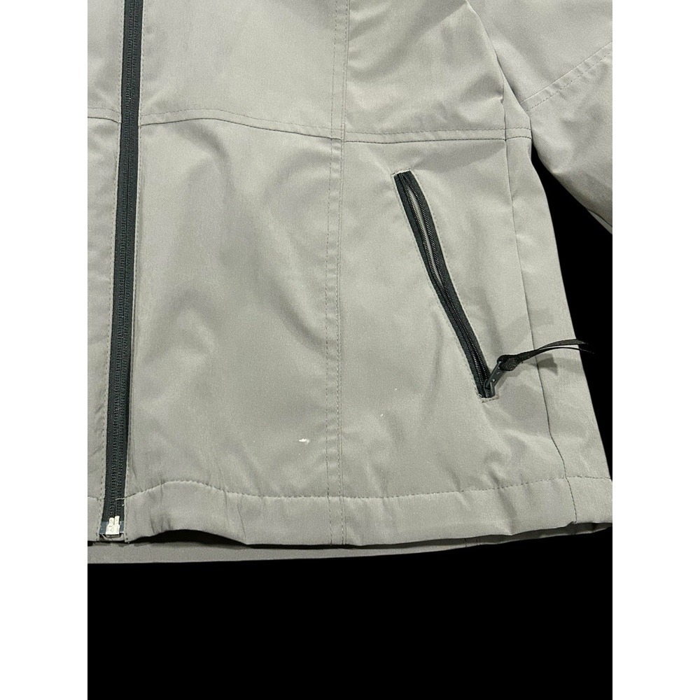 Hollister California All Weather Jacket Women's Medium Grey Hooded Winter Coat - Picture 7 of 16